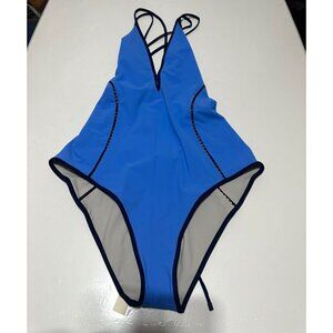 Jonathan Simkhai Blue Swimsuit size S NWT